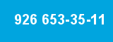 926 653-35-11 926 653-35-11